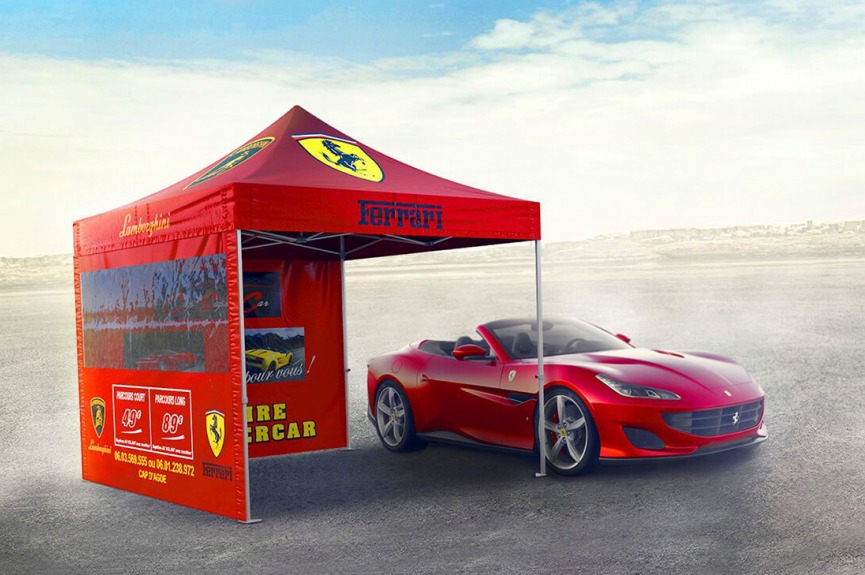 Namiot reklamowy VITABRI Ferrari V3