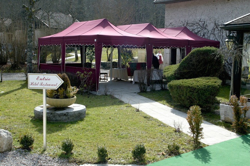 Namioty restauracyjne VITABRI V3 3x6m bordowe