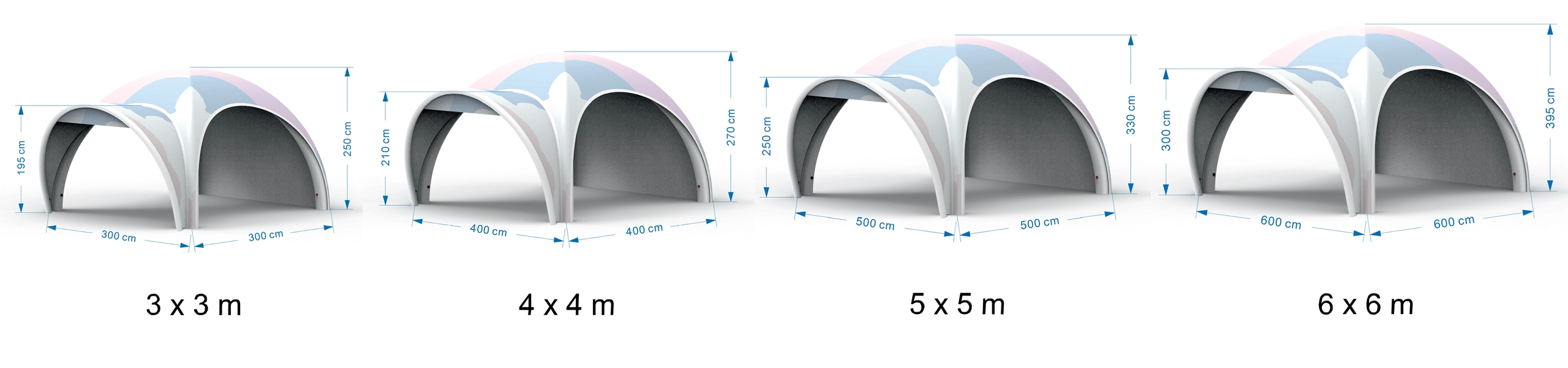 AirDome rozmiary AirDome rozmiary