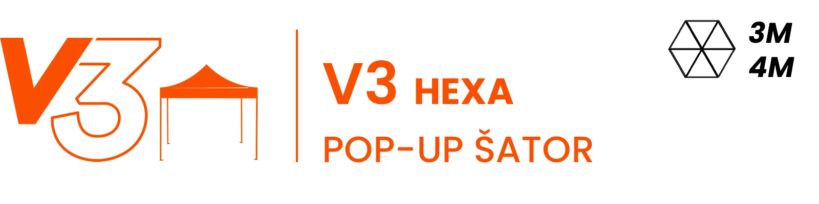 V3 HEXA pop-up šator